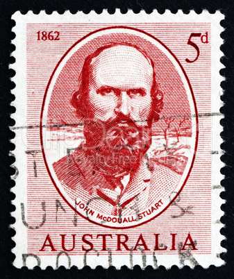 postage stamp australia 1962 john mcdouall stuart