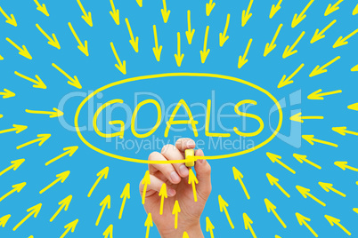 Goals Concept Yellow
