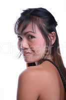 Beautiful young Thai woman