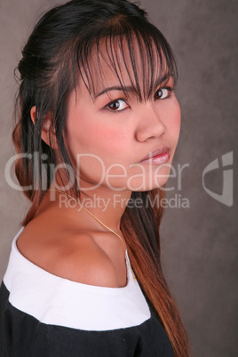 Portrait of a Thai girl