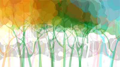 Abstract forest background