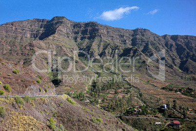 Gran Canaria, Landschaft bei San Nicolas