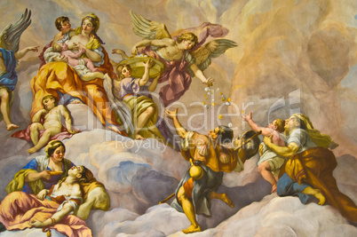 Biblical fresco