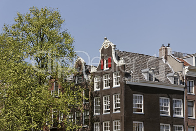 Typical Amsterdam building, Holland, Netherlands