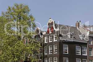 Typical Amsterdam building, Holland, Netherlands
