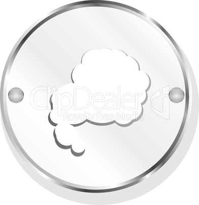 metal cloud icon