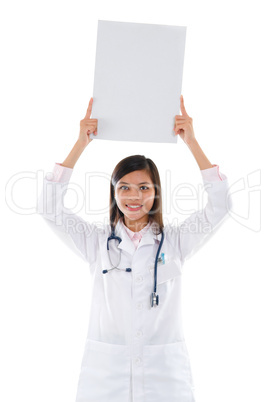 Southeast Asian female medical student