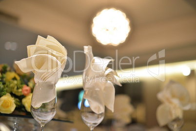 Banquet wedding table