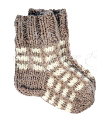 Two wool socks