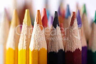 Pencils. Macro. Artist's stuff.