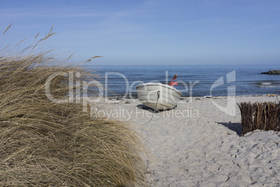 Fischerboot am Schönberger Strand,Deutschland