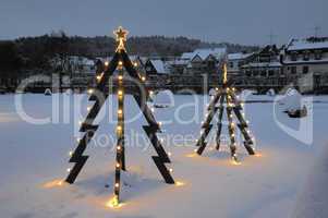 Weihnachten in Erbach, Odenwald