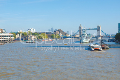 River Thames in London