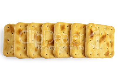 A number of crackers