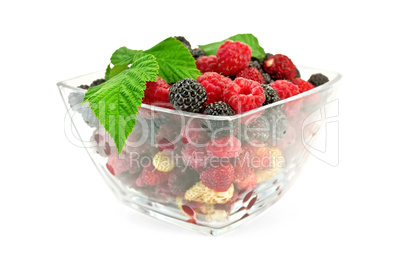 Berries in a glass