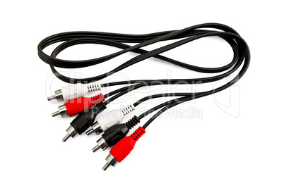 Connecting wires with colored connectors