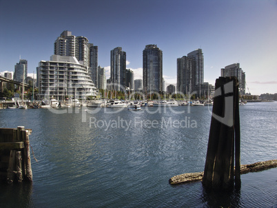 Waterfront Vancouver Fluss wasser großstadt hafen