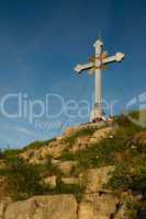 Gipfelkreuz berg berggipfel Kreuz bergsteigen