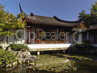 Tempel Schrein Chinesischer Japanischer Garten Vancouver