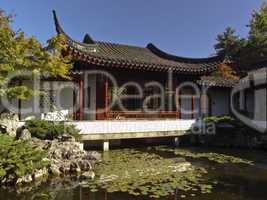 Tempel Schrein Chinesischer Japanischer Garten Vancouver