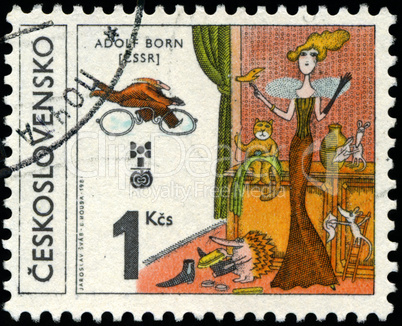 CZECHOSLOVAKIA - CIRCA 1981: The stamp printed in Czechoslovakia