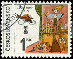 CZECHOSLOVAKIA - CIRCA 1981: The stamp printed in Czechoslovakia
