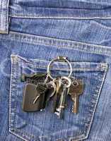 Keys in jeans pocket