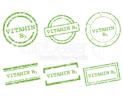 Vitamin B3 Stempel