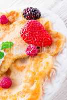 Pancake. Crepes With Berries