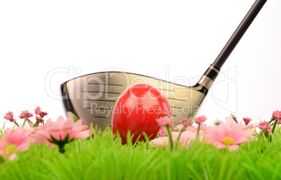 Easter golfing