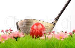 Easter golfing