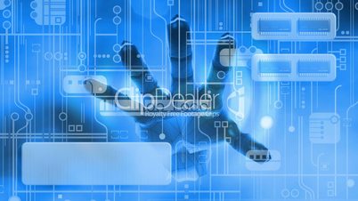 Hand - Matrix - conductor tracks