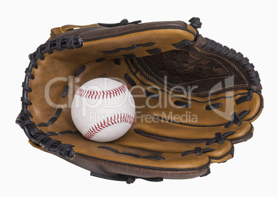baseball and glove