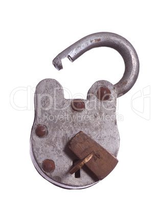 opened padlock