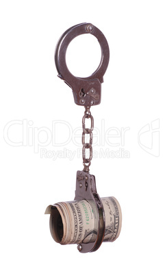 dollars in handcuff