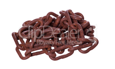 old rusty chain