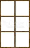 Isolated Window Frame 6N Contour