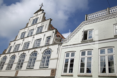 Historische Giebel in Friedrichstadt,Deutschland