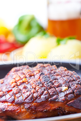 Schweinebraten vom oben