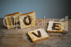 Liebe auf Toast