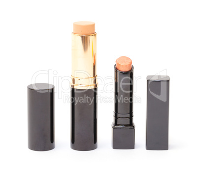 Lipstick and Foundation Cream