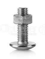 Large bolt and nut