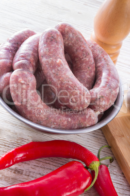 home-baked sausage