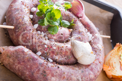 home-baked sausage