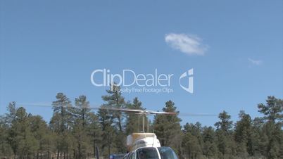 Helicoper landing