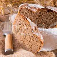 Freshly baked traditional bread