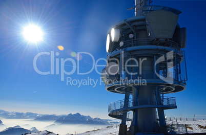 Top of Rigi Alp in Switzerland, Europe