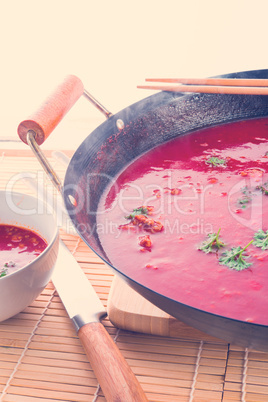 Chinese tomato soup - vintage