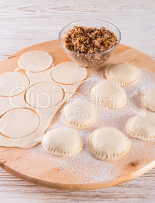 pierogi with meat