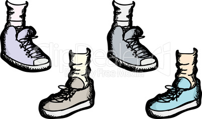 Various Athletic Shoes